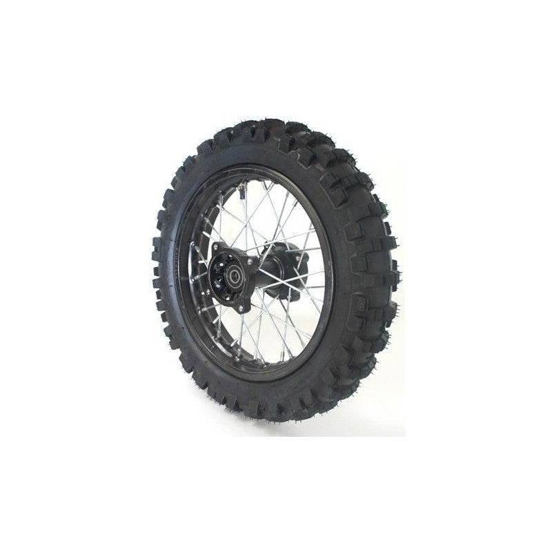 Roue Arrière complete 14 pouces (axe 12mm)