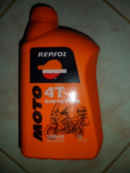 Huile 10w40 REPSOL synthèse 1L