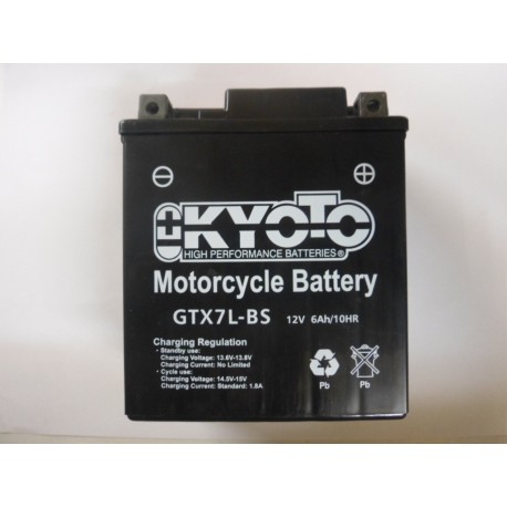 Batterie 12V YTX7L-BS / GTX7L-BS