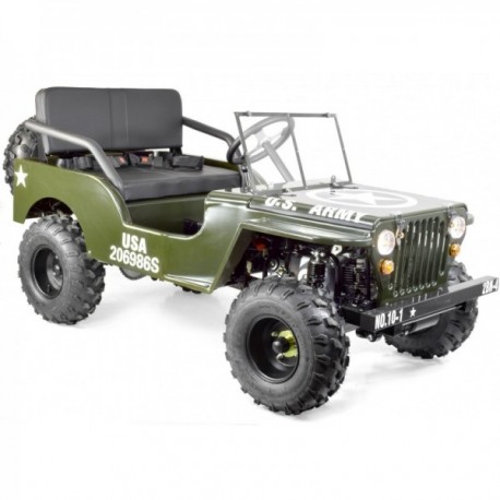 Jeep enfant 150cc 2 places avec amortisseurs semi auto
