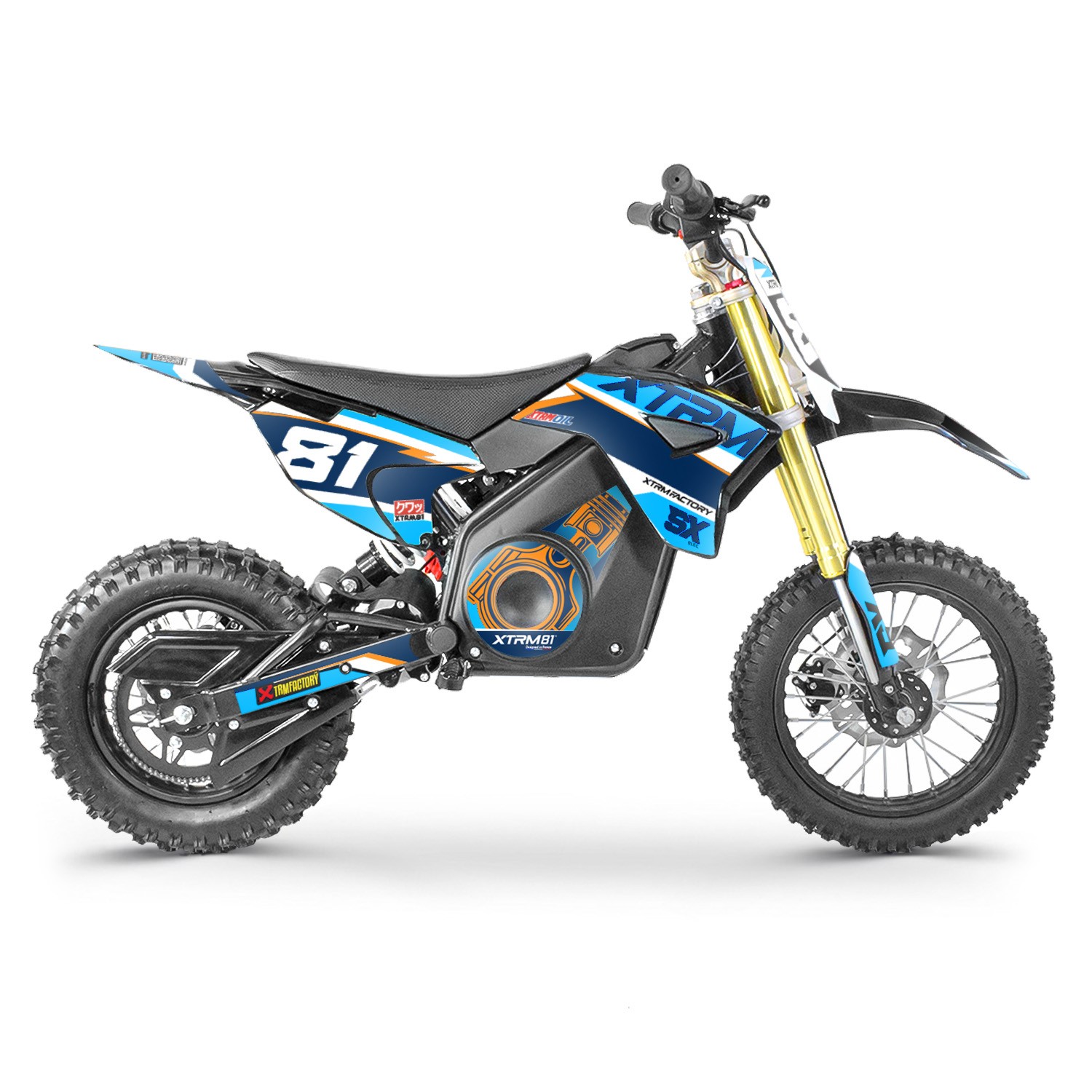 Motocross électrique enfant SX 1100W 12/10 - Quads Motos Familly Pièces  quads 34