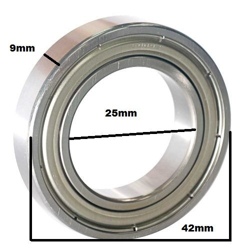 Roulement 6905ZZ (25-42-9)
