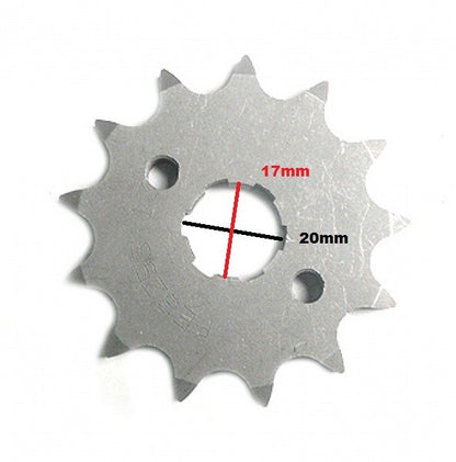 Pignon 420 13 dents 17/20mm