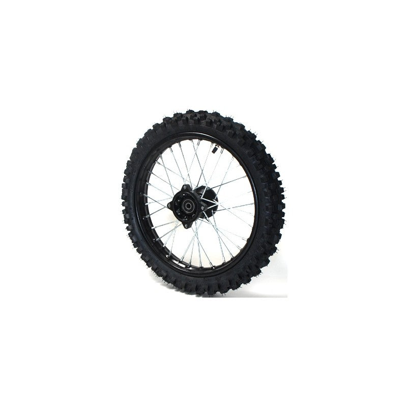 Roue avant complete 14 pouces  (axe 12mm)