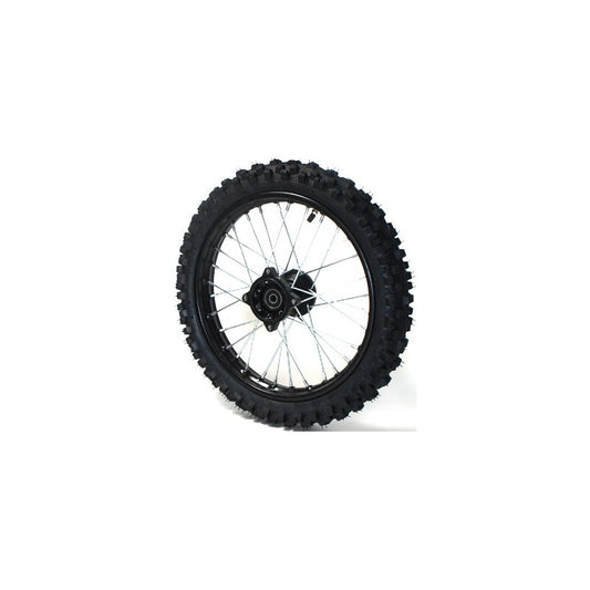 Roue avant complete 14 pouces  (axe 12mm)