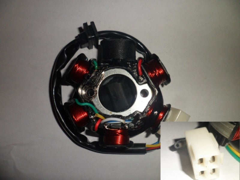 Stator 6 poles quad 50/110/125cc
