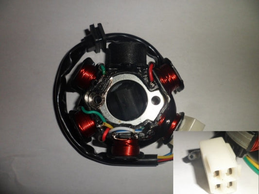 Stator 6 poles quad 50/110/125cc
