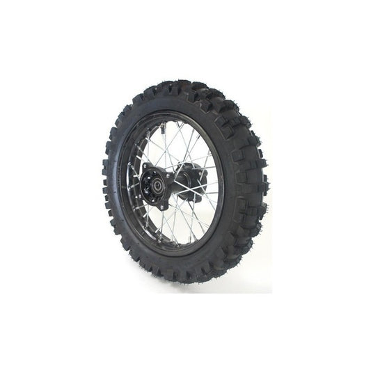 Roue Arrière complete 14 pouces  (axe 12mm)