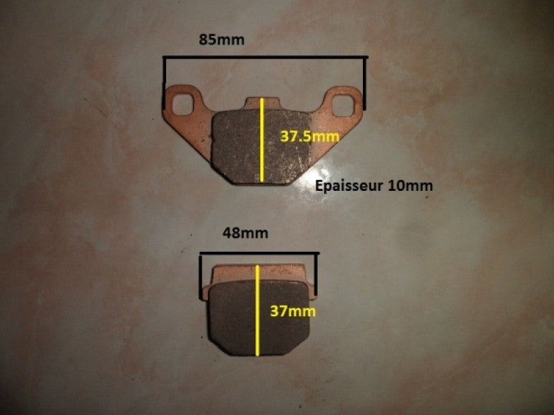 Plaquette de frein quad 400-500cc