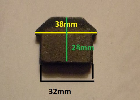 Plaquette de frein avant quad 50-70-90-110-125cc