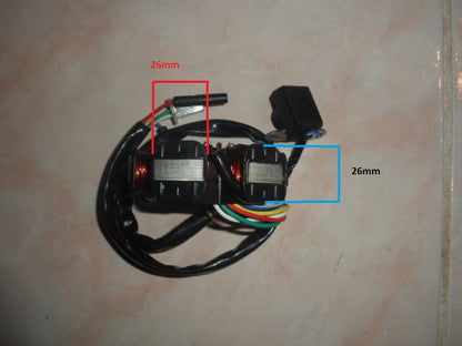 Stator 6 poles 3 fils scooter 125/150