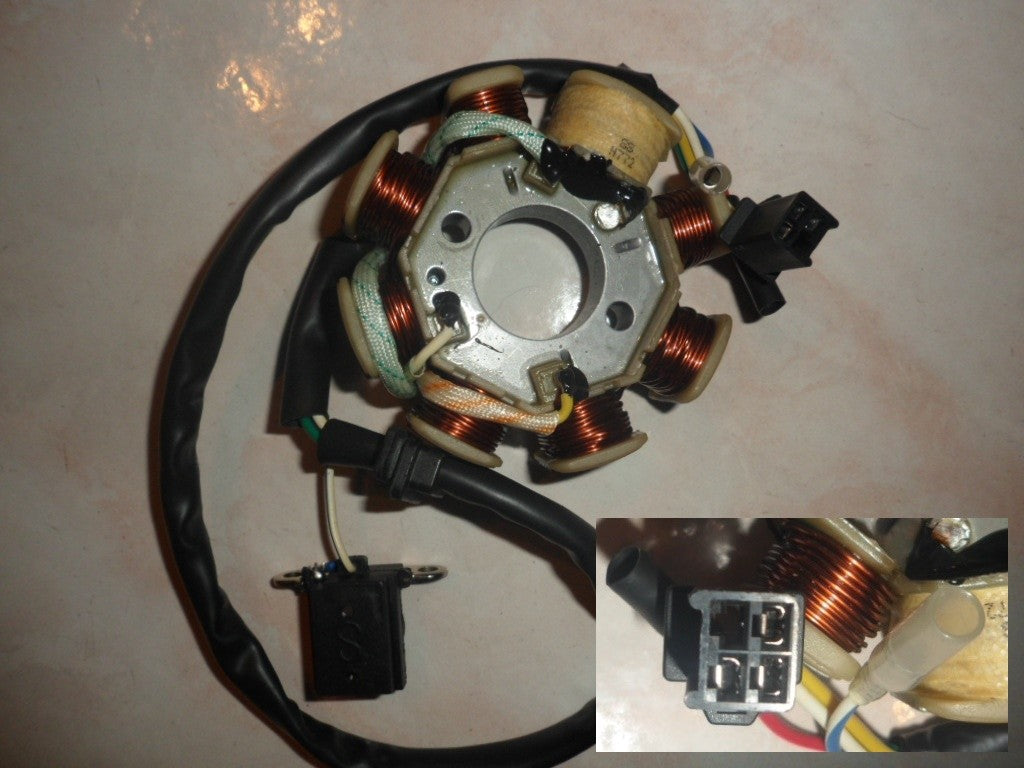 Stator scooter 50cc 8 poles 5fils