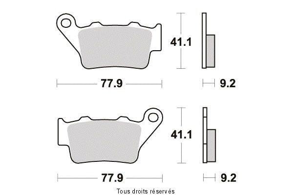 Plaquette de frein GAS GAS-DUCATI-HRD-HONDA-BETA...