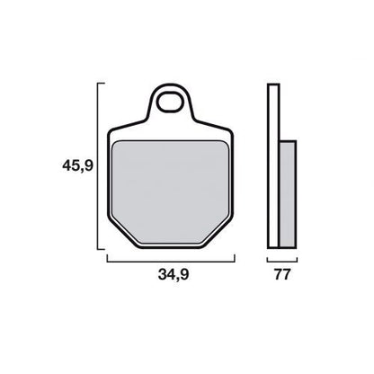 Plaquette de frein KTM 450