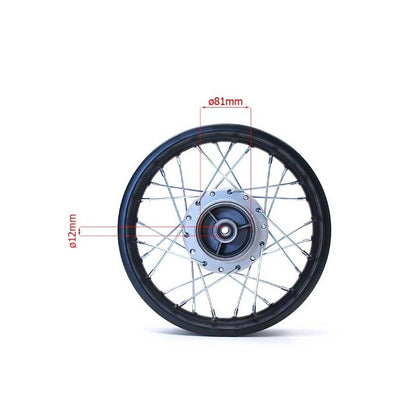 Jante arrière à tambour 10 pouces (53mm)