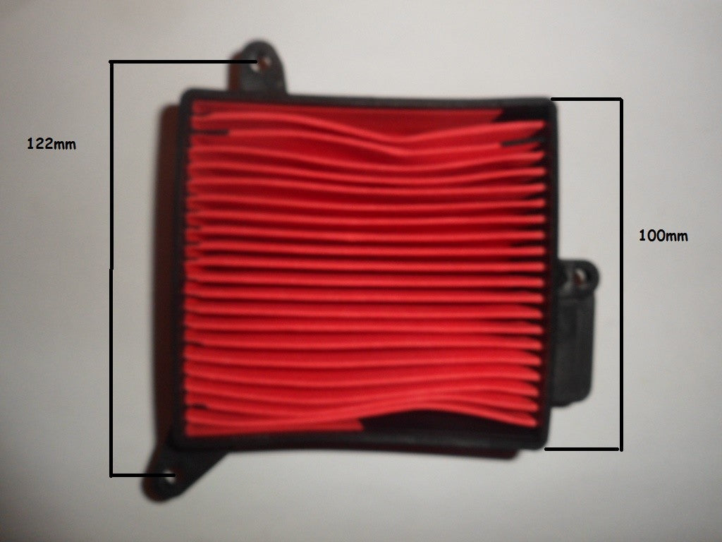 Filtre à air scooter 125cc Carré