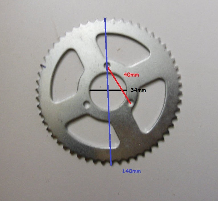 Couronne TF8 54 dents pocket