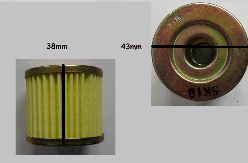 Filtre à huile moteur 250cc