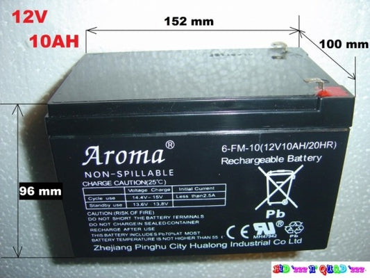 Batterie quad électrique 12V/24V/36V/48V
