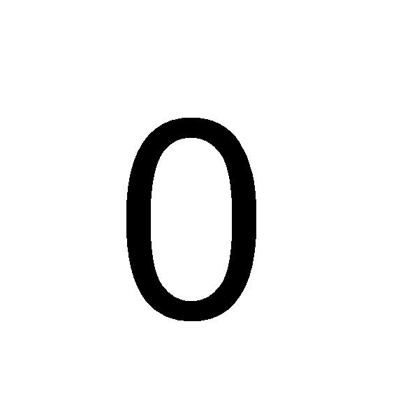 Chiffre de plaque N°0