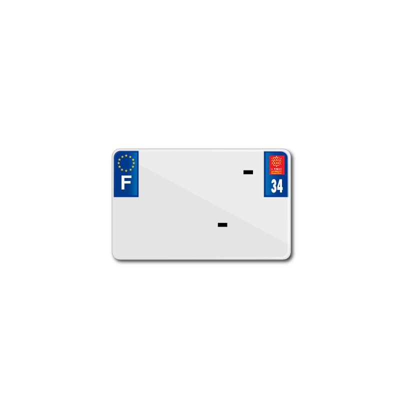 Plaque immatriculation Département 34