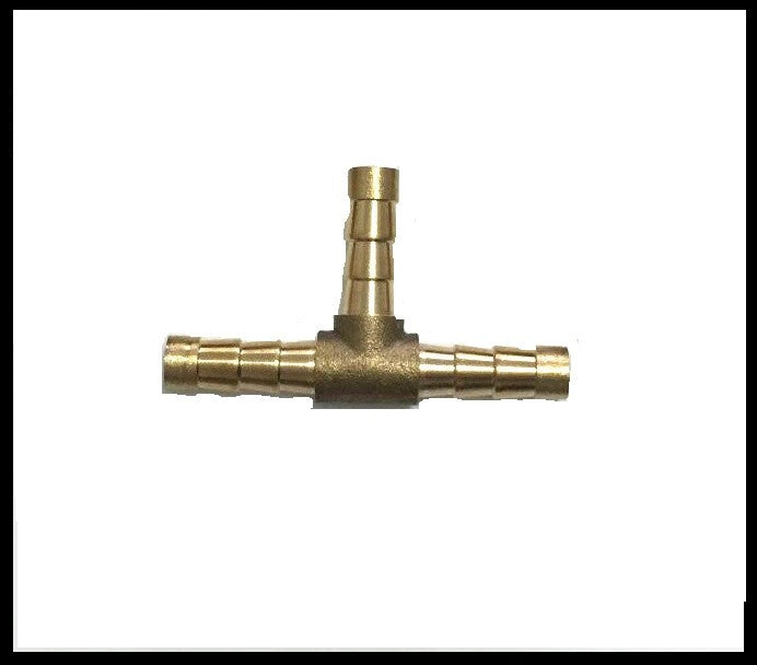Té de raccordement  en laiton diamètre 6mm