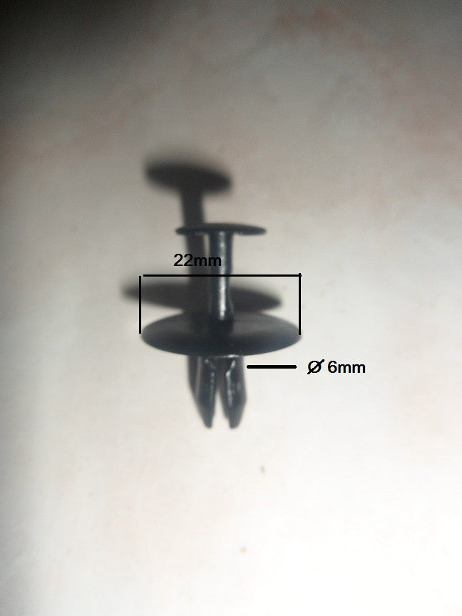 Rivets en plastique 