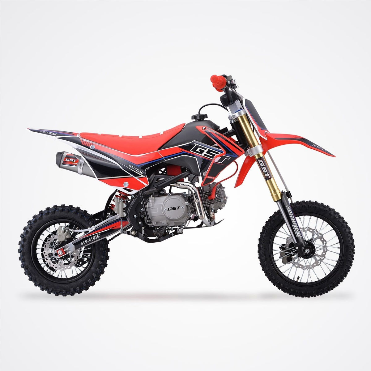 Pit Bike GUNSHOT 125 FX - 14/12 - Rouge - 2025 Moteur YX 125 cm3