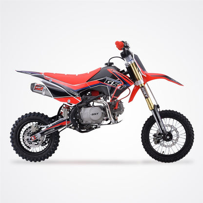 Pit Bike GUNSHOT 125 FX - 14/12 - Rouge - 2025 Moteur YX 125 cm3