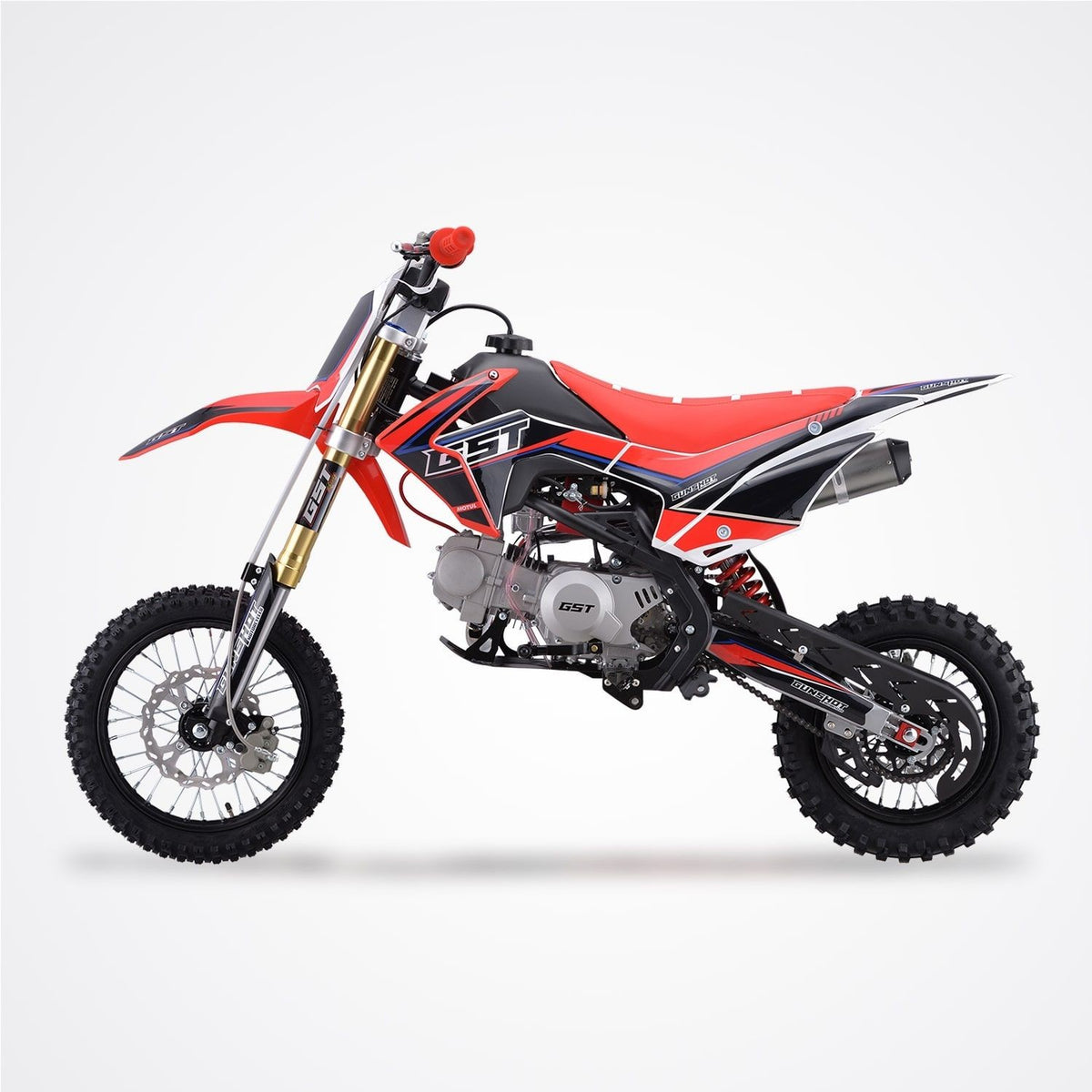 Pit Bike GUNSHOT 125 FX - 14/12 - Rouge - 2025 Moteur YX 125 cm3