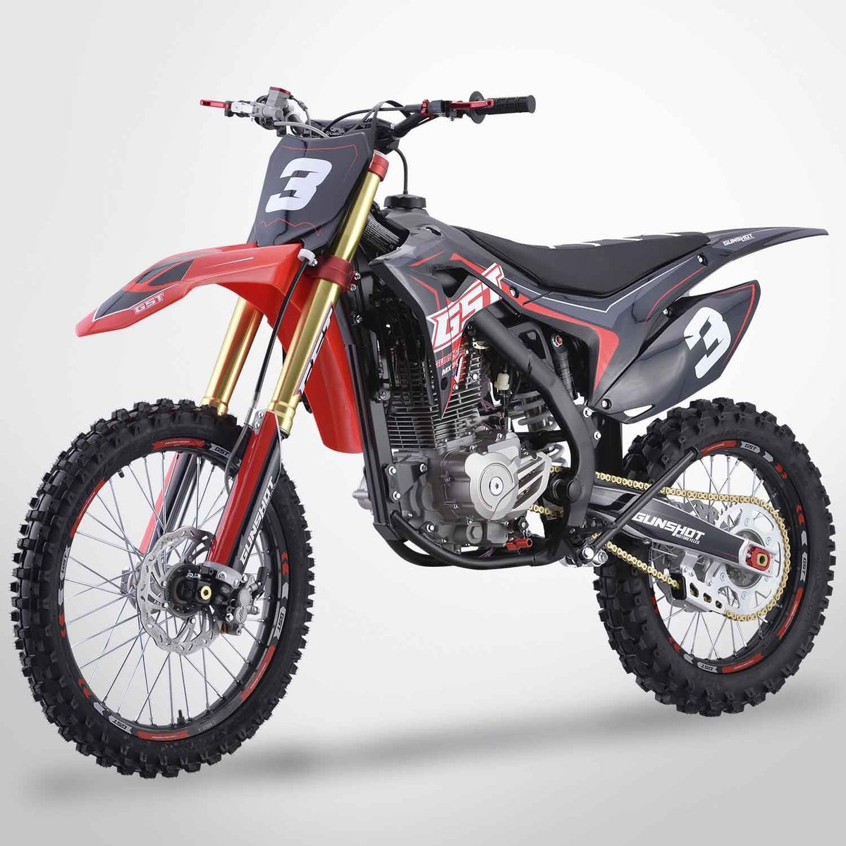 Moto cross GUNSHOT 300 MX3-R 4V - Noir - 2025