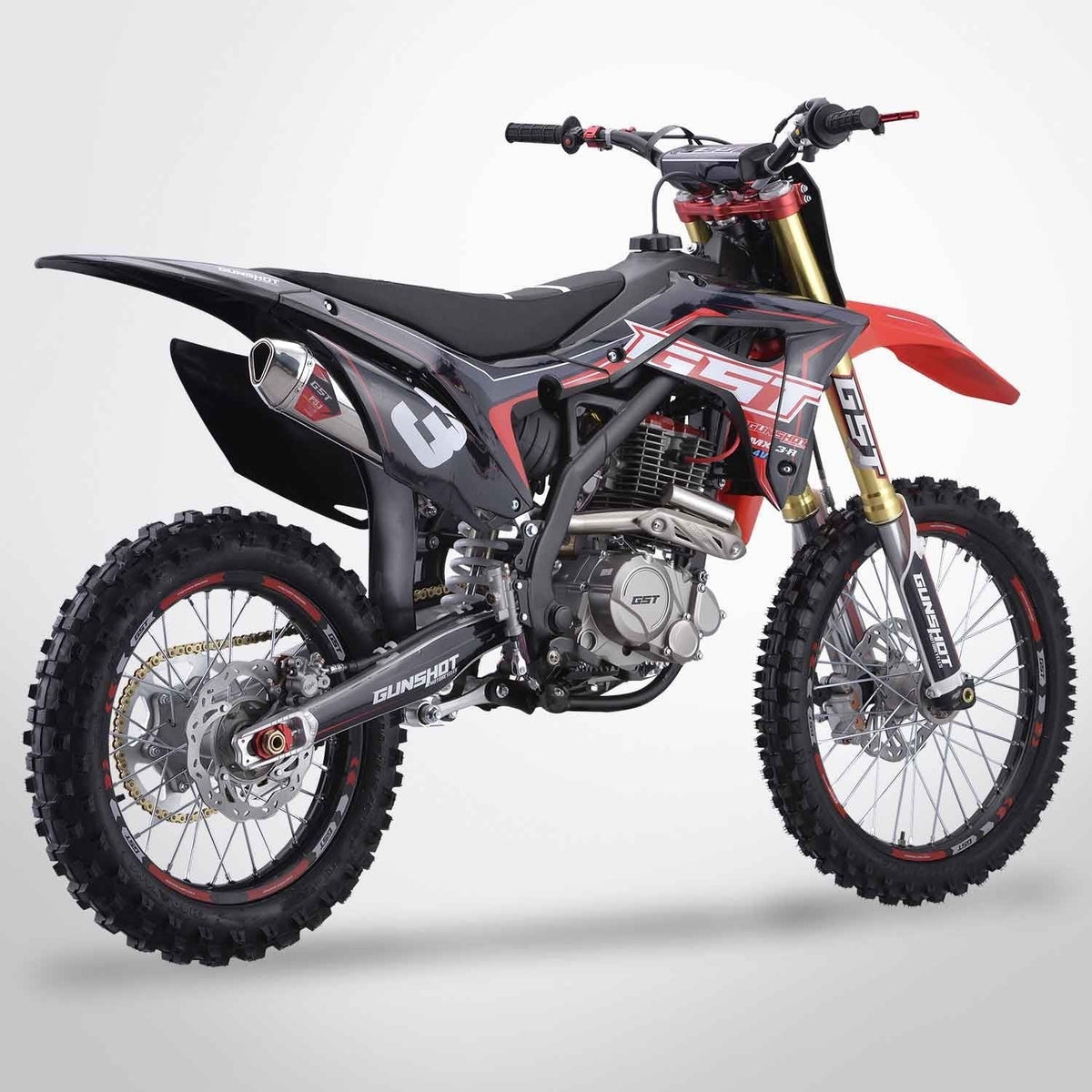 Moto cross GUNSHOT 300 MX3-R 4V - Noir - 2025