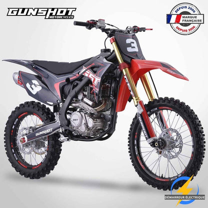 Moto cross GUNSHOT 300 MX3-R 4V - Noir - 2025