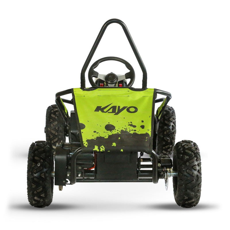 Karting électrique Kayo ES70 1400W 48V vue arrière