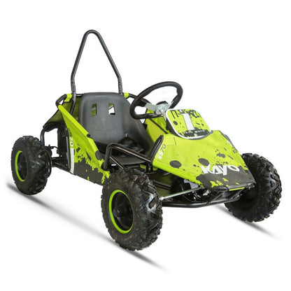 Karting électrique Kayo ES70 1400W 48V vue de dessus droite