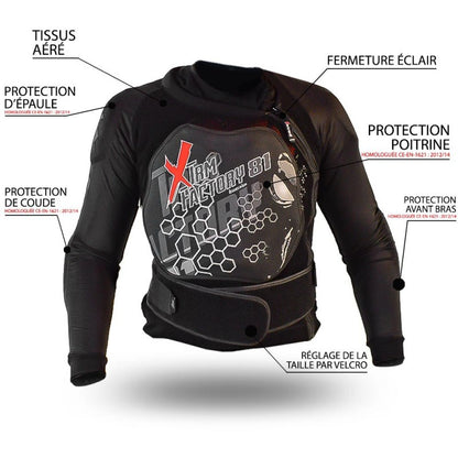 Gilet de protection enfant homologué XTRM FACTORY 81