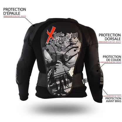 Gilet de protection adulte homologué XTRM FACTORY 81