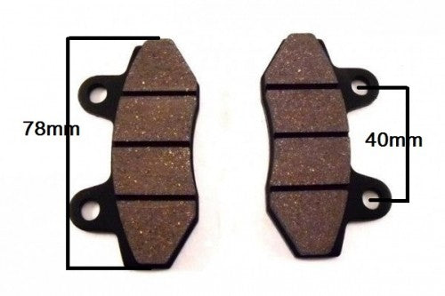 Plaquette de frein avant / arrière scooter