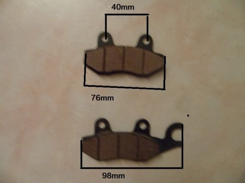 Plaquette de frein avant / arrière scooter