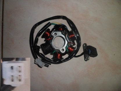 Stator 6 poles 3 fils scooter 125/150