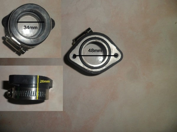 Pipe admission 34mm